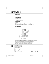 Hitachi SP 18SB Handling Instructions Manual