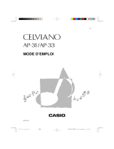 Casio CELVIANO AP-31 Le manuel du propriétaire