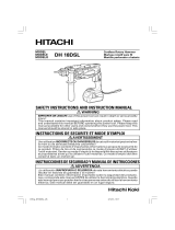 Hitachi DH 18DSL Manuel utilisateur