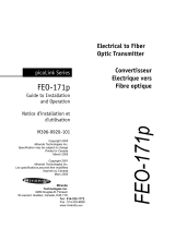 GRASS VALLEY FEO-171p Installation and Operation Guide