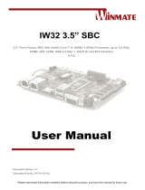 Winmate IW32 3.5 SBC Manuel utilisateur