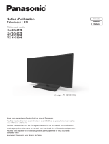 Panasonic Téléviseur LED Hd Tx-32g310e 81,3 Cm (32") Noir Mode d'emploi