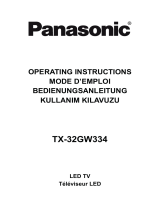 Panasonic TX32GW334 Mode d'emploi