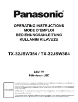 Panasonic TX32JSW354 Mode d'emploi
