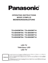 Panasonic TX43HXW704 Mode d'emploi