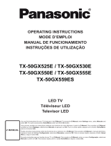 Panasonic TX43GX559ES Le manuel du propriétaire
