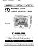 Dremel 3D40 FLEX Operating/Safety Instructions Manual