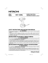 Hitachi WH 14DBL Manuel utilisateur