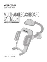 Mpow Multi-Angle Dashboard Car Mount MPCA139AB Manuel utilisateur