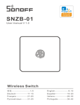 Sonoff SNZB-01 Wireless Switch Manuel utilisateur