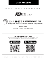 Mee Audio EARBOOST EB1 Bluetooth Wireless Adaptive Audio Enhancement Earphones Manuel utilisateur