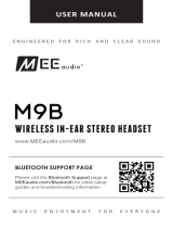Mee Audio M9B Wireless In-Ear Stereo Headset Manuel utilisateur