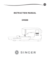 SINGER EM200 Sewing Machine Manuel utilisateur