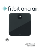 Fitbit ARIA AIR SCALE WHITE Manuel utilisateur