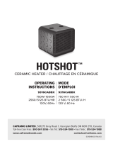 HotShot 9316CABBX Ceramic Heater Manuel utilisateur