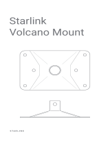 SpaceX Starlink Volcano Mount Guide d'installation