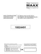 MAAX 105596-L-000-002 Gallery SH-4834 Guide d'installation