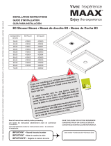 MAAX 420003-501-001 B3Square 4836  Guide d'installation