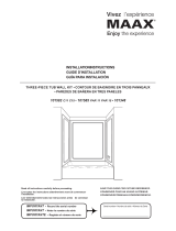 MAAX 101348-000-001 80" Parisienne Plus Guide d'installation