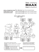 MAAX 101684-000-003-000 Super Poly Single Guide d'installation