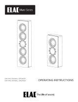 Elac Muro Dual On-Wall LCR Speakers OW-V41L-W Le manuel du propriétaire