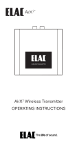 Elac AIR-X2TW Wireless Transmitter Le manuel du propriétaire