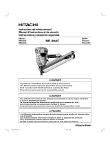Hitachi NR90AF - Framing Nailer, Offset Instruction And Safety Manual