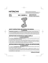 Hitachi WH 18DBFL2 Manuel utilisateur
