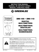 Greenlee DM-110 Le manuel du propriétaire