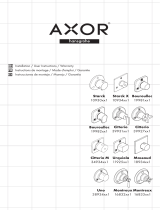 Axor 11925001 Diverter Trim Trio/Quattro Guide d'installation