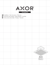 Axor 10926331 Showerhead 240 1-Jet, 2.5 GPM Assembly Instruction