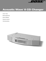 Bose Acoustic Wave II CD Changer Le manuel du propriétaire