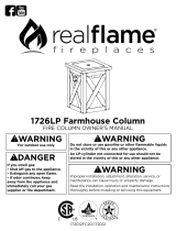 Real Flame 1726LP Farmhouse Column Le manuel du propriétaire