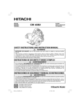 Hitachi CM4SB2 - 11.6 Amp Dry-Cut Masonry Circular Saw Manuel utilisateur