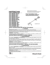 Hitachi CG 27EASP (SL) Safety Instructions And Instruction Manual