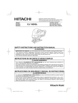 Hitachi CJ 18DGL Manuel utilisateur