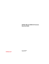Oracle SPARC M8 Security Manual