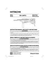 Hitachi DH24PF3 Manuel utilisateur