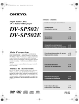 ONKYO DV-SP502E Le manuel du propriétaire
