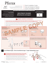 Pfister Kai GT529-IHC Specification and Owner Manual