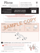 Pfister L0W8-0200 Specification and Owner Manual