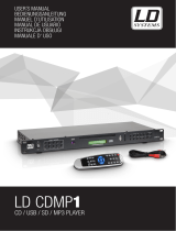 LD Systems CDMP 1 Rack Mount Multimedia Player Manuel utilisateur