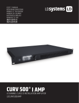 LD Systems CURV500IAMP 4-Channel Installation Amplifier Manuel utilisateur
