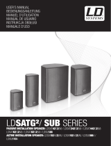 LD Systems LD System SAT 42G2 4 Inch Passive Speaker Pair Manuel utilisateur