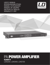 LD Systems XS200 Power Amplifier 200W Manuel utilisateur