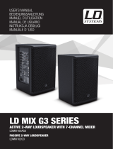 LD Systems MIX 10 G3 10" Passive Speaker Manuel utilisateur