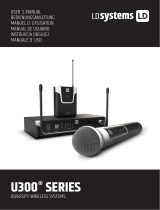 LD Systems U306 HHD Wireless Handheld Microphone System Le manuel du propriétaire