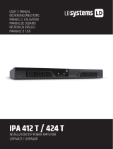 LD Systems IPA424T 4-Channel DSP Amplifier 4 x 240W Le manuel du propriétaire