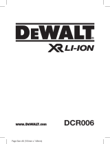 DeWalt DCR006 Manuel utilisateur