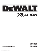 DeWalt DCS356 Manuel utilisateur
